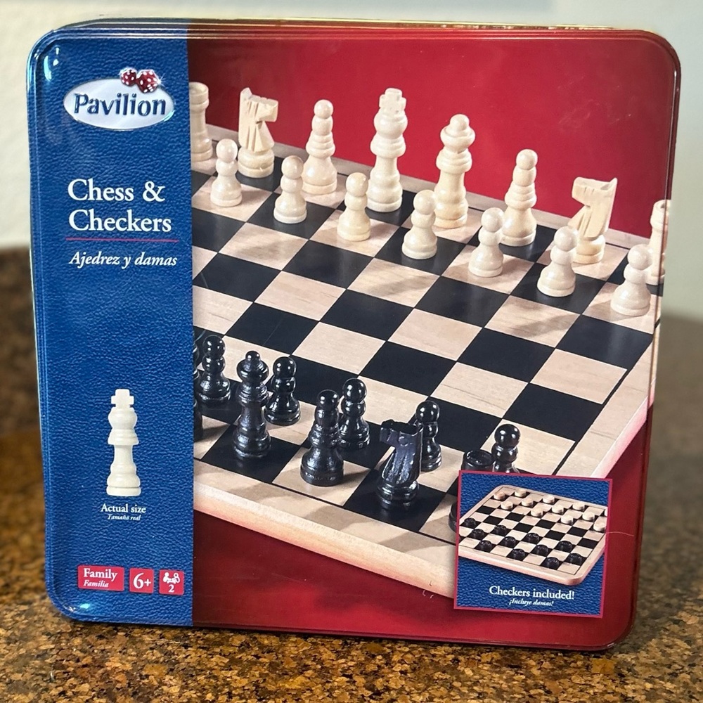 Pavilion Chess & Checkers Family Game Age: 6+